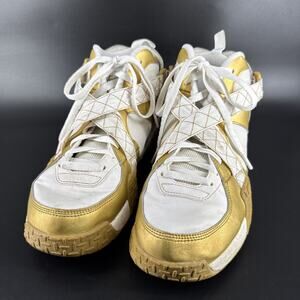 Nike Gold White Air Raid Men’s Sneaker's Shoes Size 14 642330-700